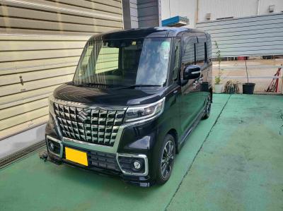 H28年 スズキ スペーシアカスタム‼️ レーダーブレーキ‼️両側パワスラ‼️ スズキ スペーシア カスタム ハイブリッドXS レーダーブレーキS